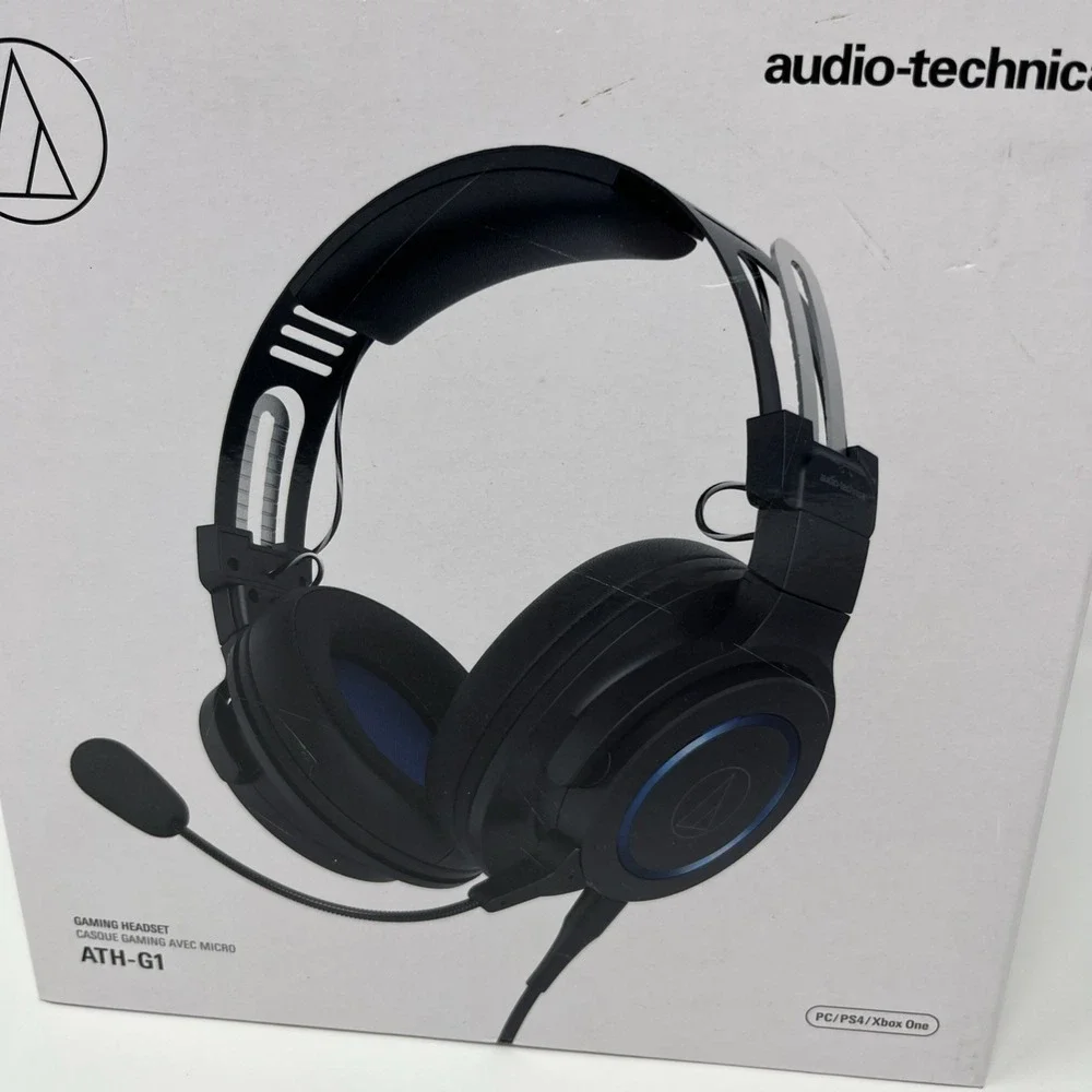 Audio-Technica ATH-G1 - Premium Gaming/Streaming Headphones with Removable Mic